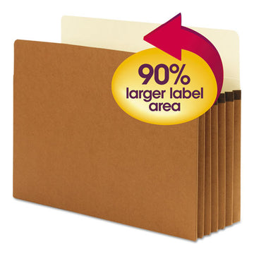 Smead® Supertab Pockets, 5.25" Expansion, Letter Size, Redrope, 10-box freeshipping - TVN Wholesale